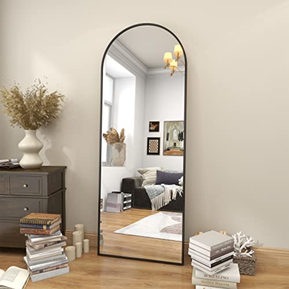 Arch Mirror Leaning - กระจกเงาแบบโค้งเต็มตัวพร้อมขาตั้ง ขนาด 64