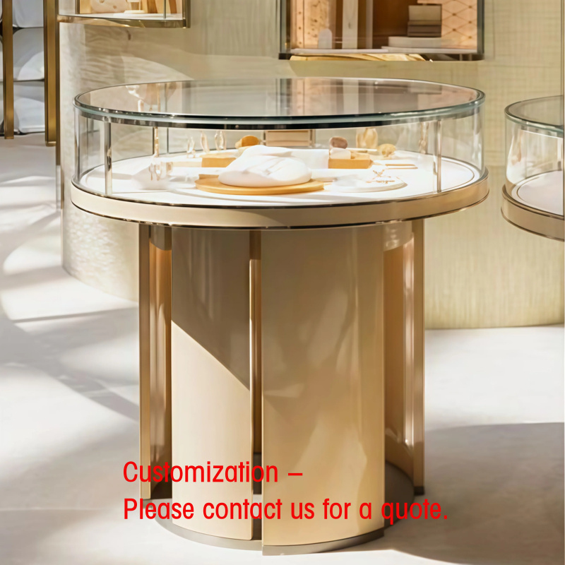 Interior Design Retail - ตู้โชว์เครื่องประดับและอุปกรณ์ตกแต่งร้านค้าปลีกแบบกำหนดเอง ออกแบบตกแต่งภายในร้านขายเครื่องประดับบูติก