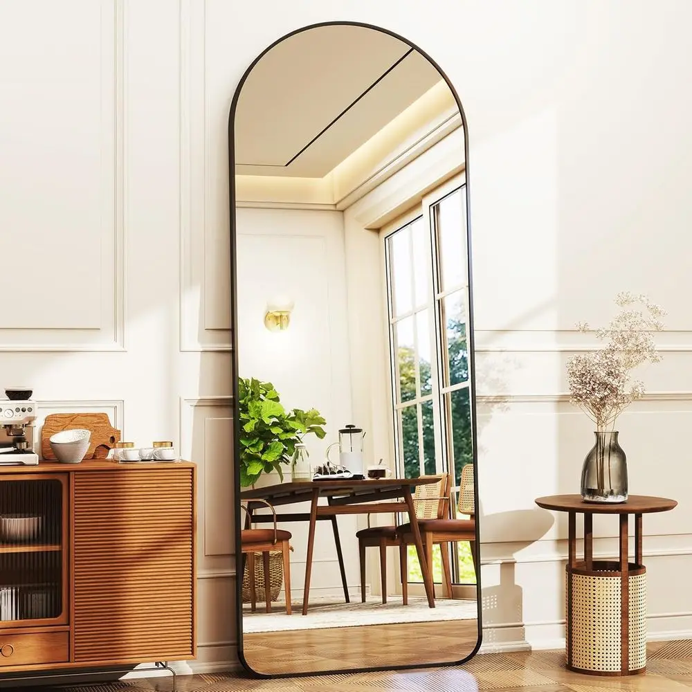 Arch Mirror Leaning - กระจกเงาเต็มตัวทรงโค้ง 65 x 22 ซม. ดีไซน์หรูหรา