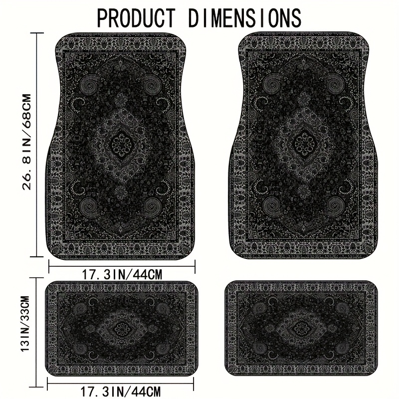 Interior Design Product - พรมปูพื้นรถผ้าพันคอรูปสี่เหลี่ยมผืนผ้าพิมพ์ออกแบบสําหรับพรมพรม Tapis ผ้าคลุมไหล่ผ้าเช็ดตัวพรมพรมสําหรับรถยนต์, auto ตกแต่งภายใน
