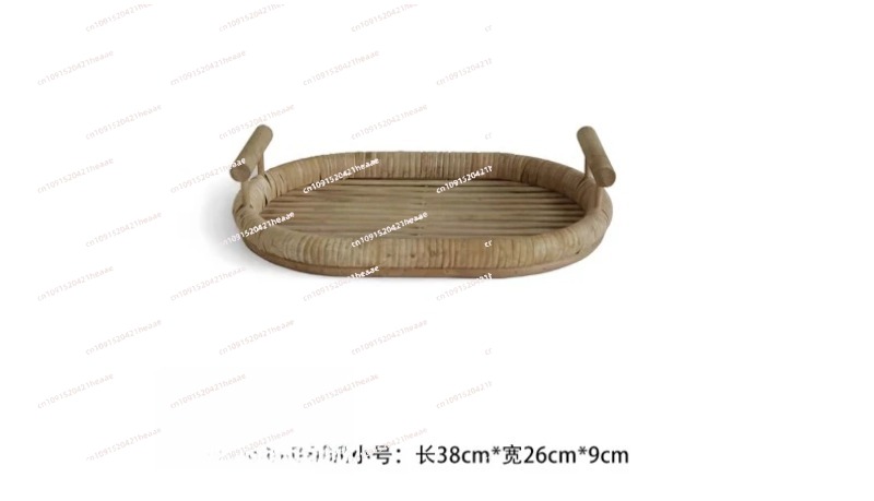 ถาดหวายพร้อมหูจับ - ถาดตกแต่งง - Rattan Tray Handle บทวิจารณ์และราคา