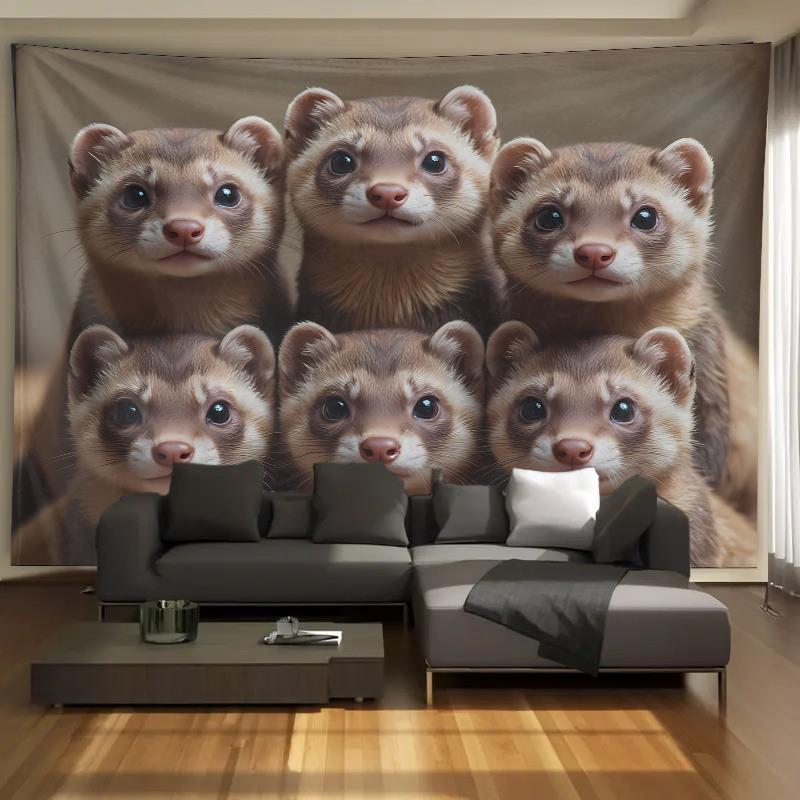 พรมแขวนผนังลายกลุ่มเฟอร์เรตน่า - Interior Design Home Decor บทวิจารณ์และราคา