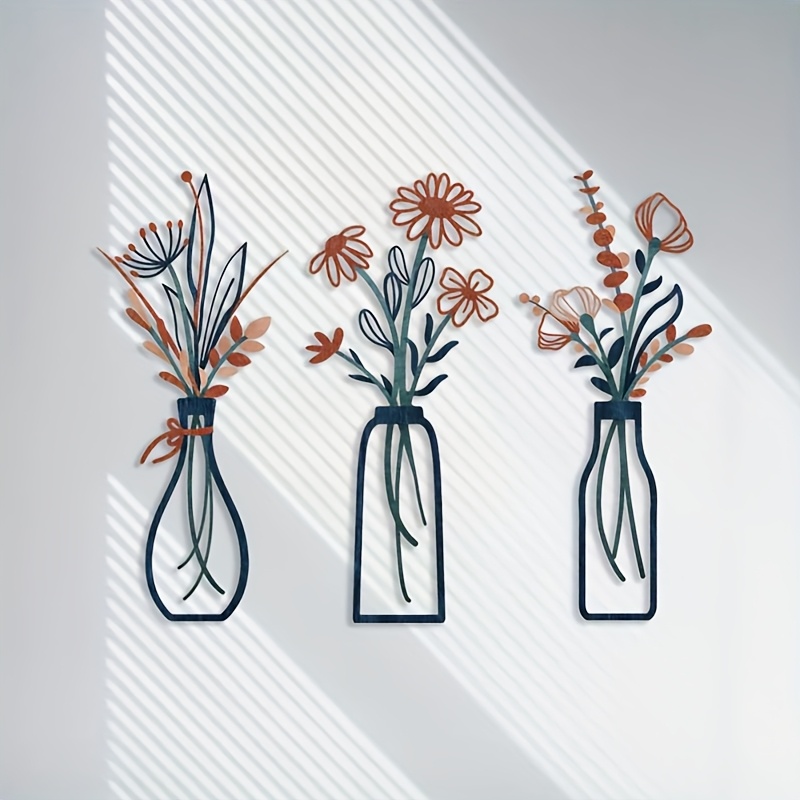 ประติมากรรมติดผนังลายดอกไม้ขนา - Interior Design Home Decor บทวิจารณ์และราคา