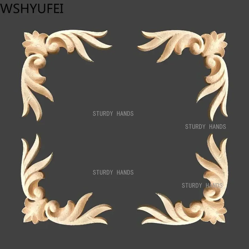 งานแกะสลักไม้ลายดอกไม้ 8 ชิ้น  - Interior Design Home Decor บทวิจารณ์และราคา