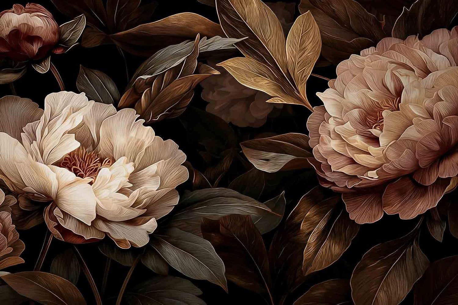 พรมแขวนผนังลายดอกโบตั๋นสุดหรู  - Interior Design Home Decor บทวิจารณ์และราคา