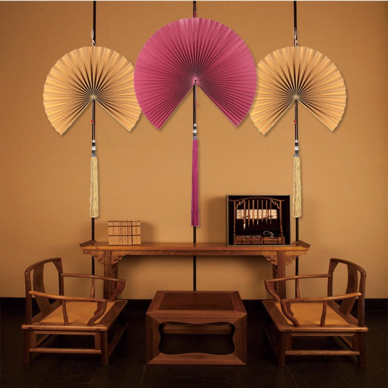พัดลมตกแต่งสไตล์จีนขนาด 40/60/ - Interior Design Home Decor บทวิจารณ์และราคา