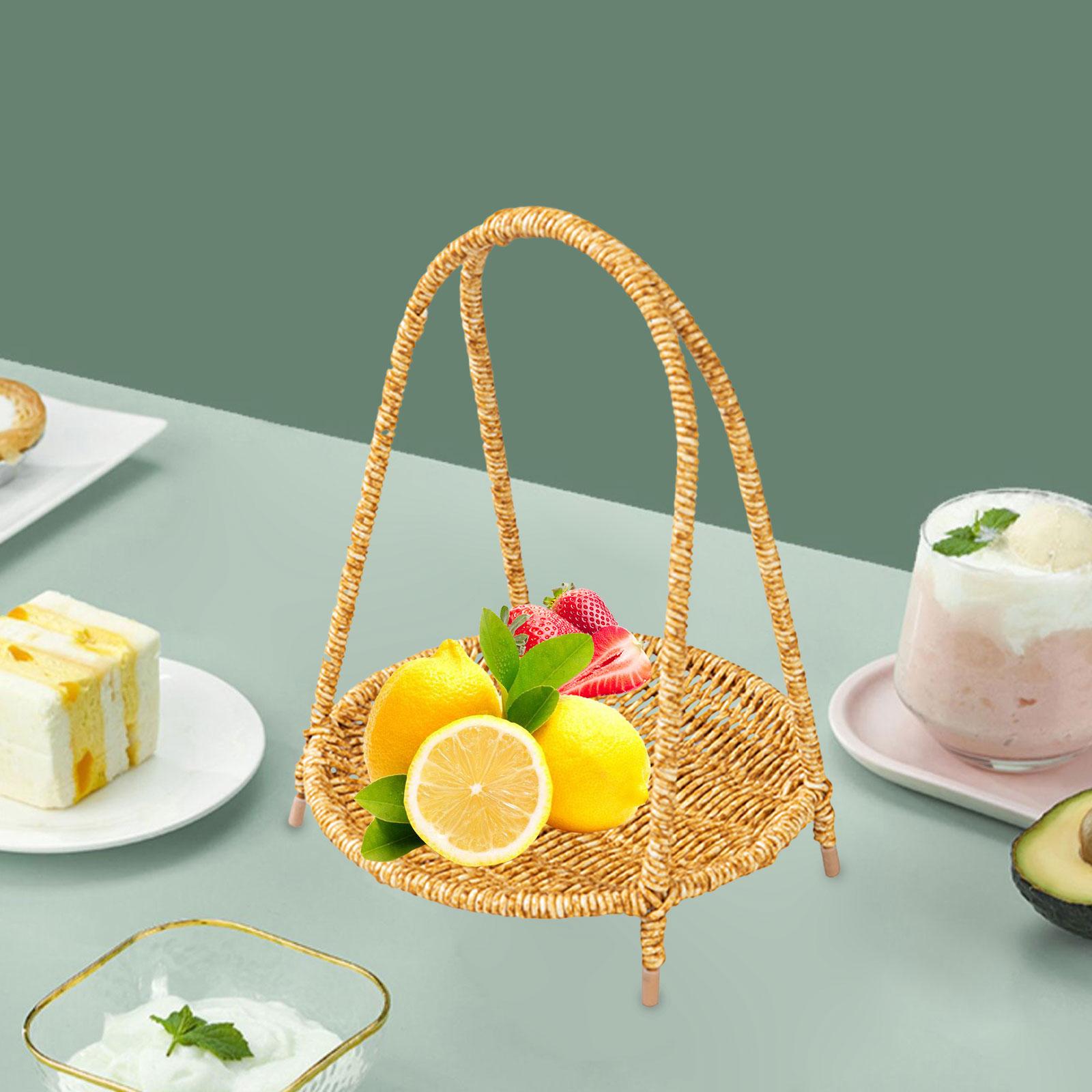 ถาดเสิร์ฟหวายพร้อมหูจับ ถาดใส่ - Rattan Tray Handle บทวิจารณ์และราคา