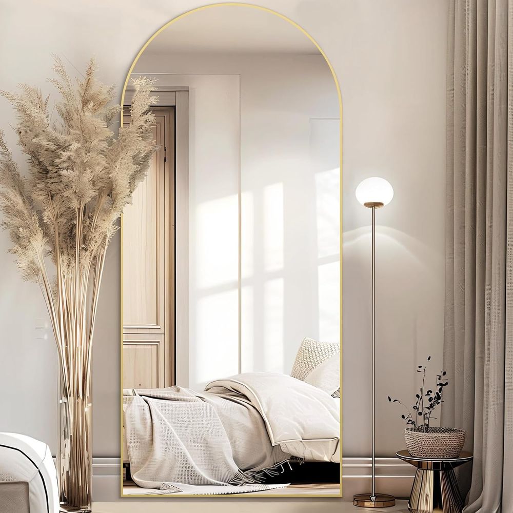 กระจกโค้งเต็มตัว ขนาด 76x34 นิ - Arch Mirror Leaning บทวิจารณ์และราคา
