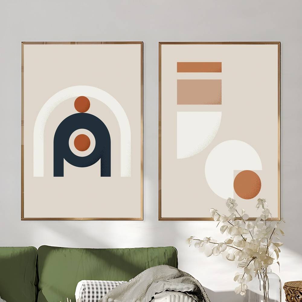 Warm Line สีออกแบบโปสเตอร์ Sti - Interior Design With Wallpaper บทวิจารณ์และราคา