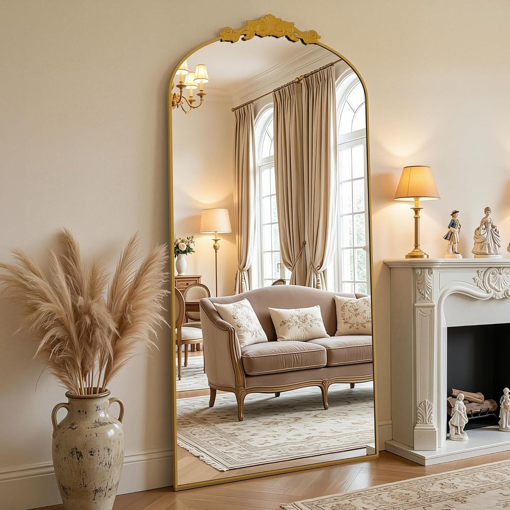 กระจกเงาแบบวินเทจทรงโค้งขนาด 7 - Arch Mirror Leaning บทวิจารณ์และราคา