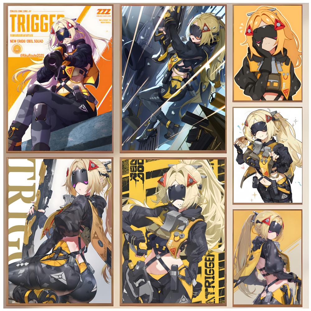 โปสเตอร์ Sharp Attacker Trigge - Interior Design With Wallpaper บทวิจารณ์และราคา
