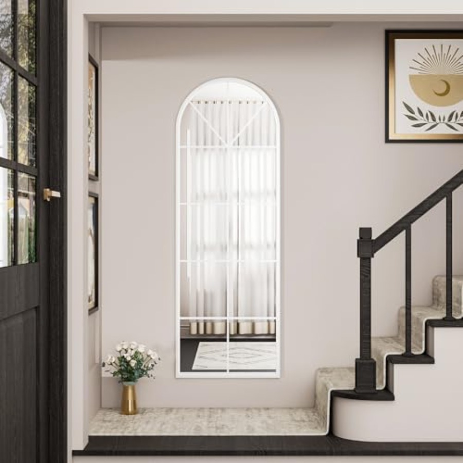 กระจกเงาเต็มตัวทรงโค้ง, ขนาด 6 - Arch Mirror Leaning บทวิจารณ์และราคา
