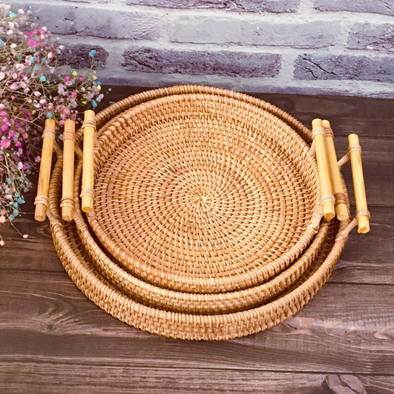 หวายสายคล้องตะกร้าเก็บขนมปังขน - Rattan Tray Handle บทวิจารณ์และราคา