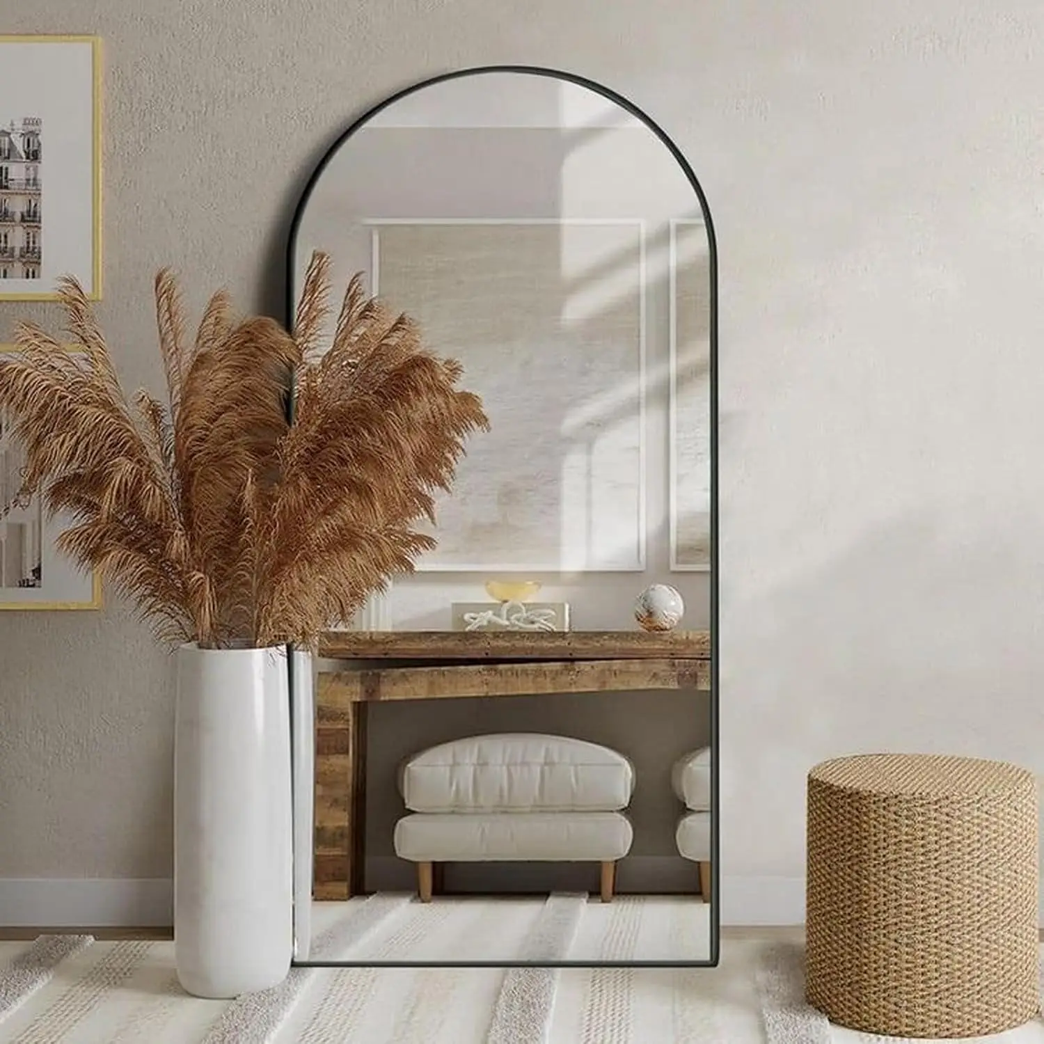 กระจกเงาเต็มตัวแบบตั้งพื้น ขนา - Arch Mirror Leaning บทวิจารณ์และราคา