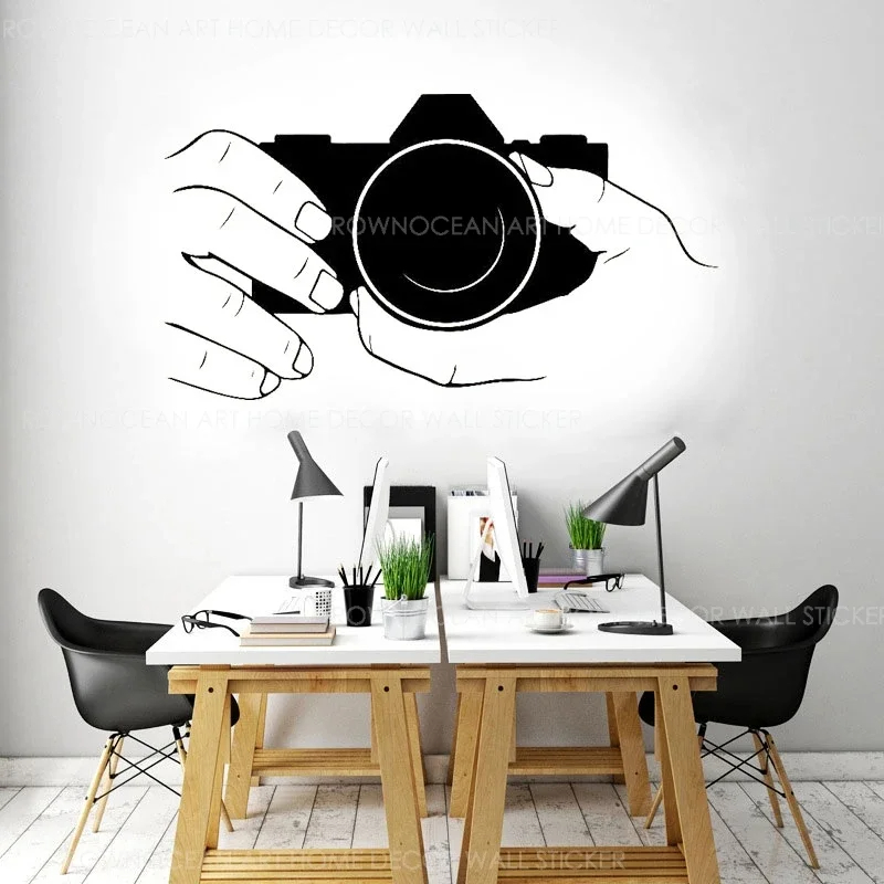 สติกเกอร์ติดผนังรูปกล้องถ่ายรู - Interior Design With Wallpaper บทวิจารณ์และราคา