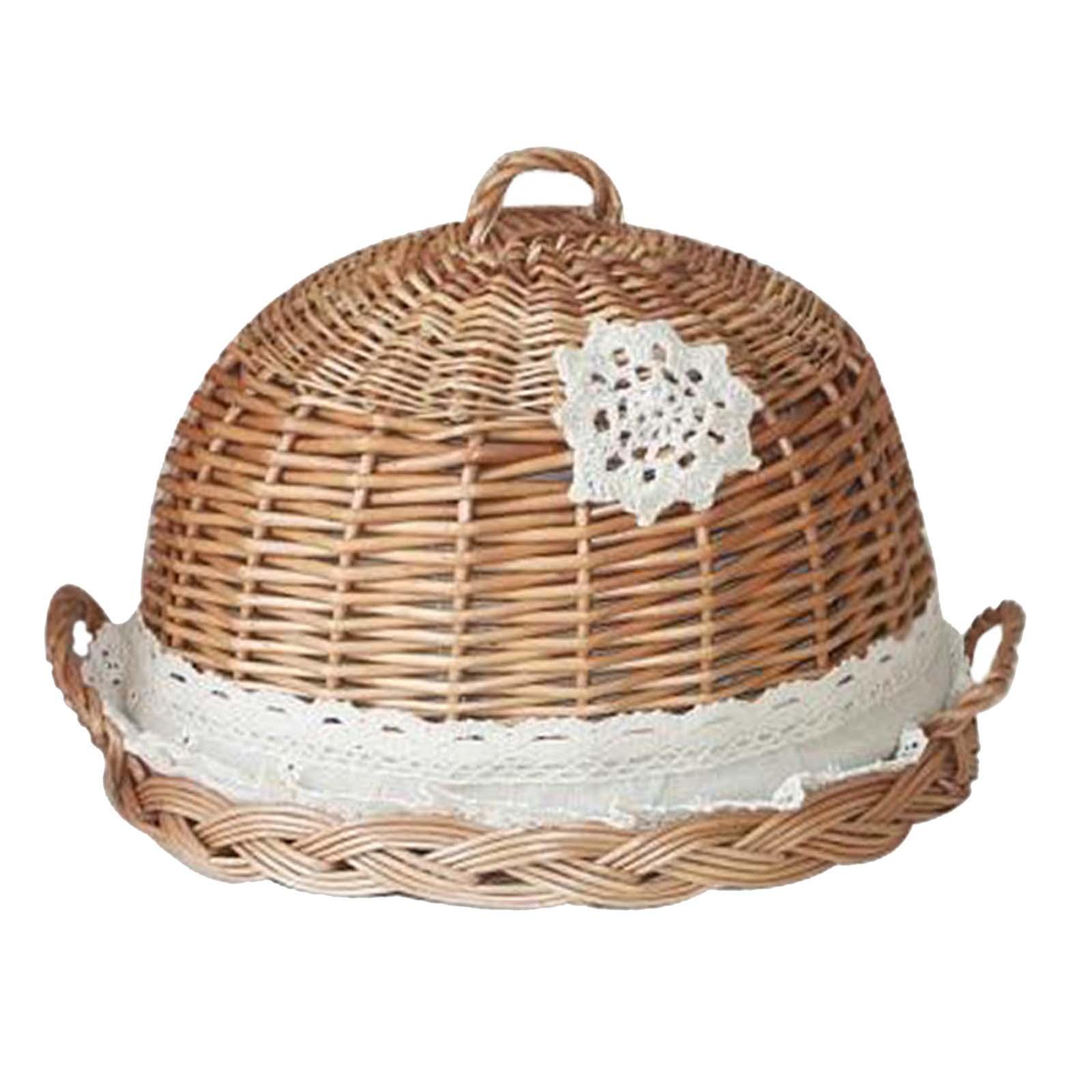 ฝาครอบโดมใส่อาหารและถาดเสิร์ฟห - Rattan Tray Handle บทวิจารณ์และราคา