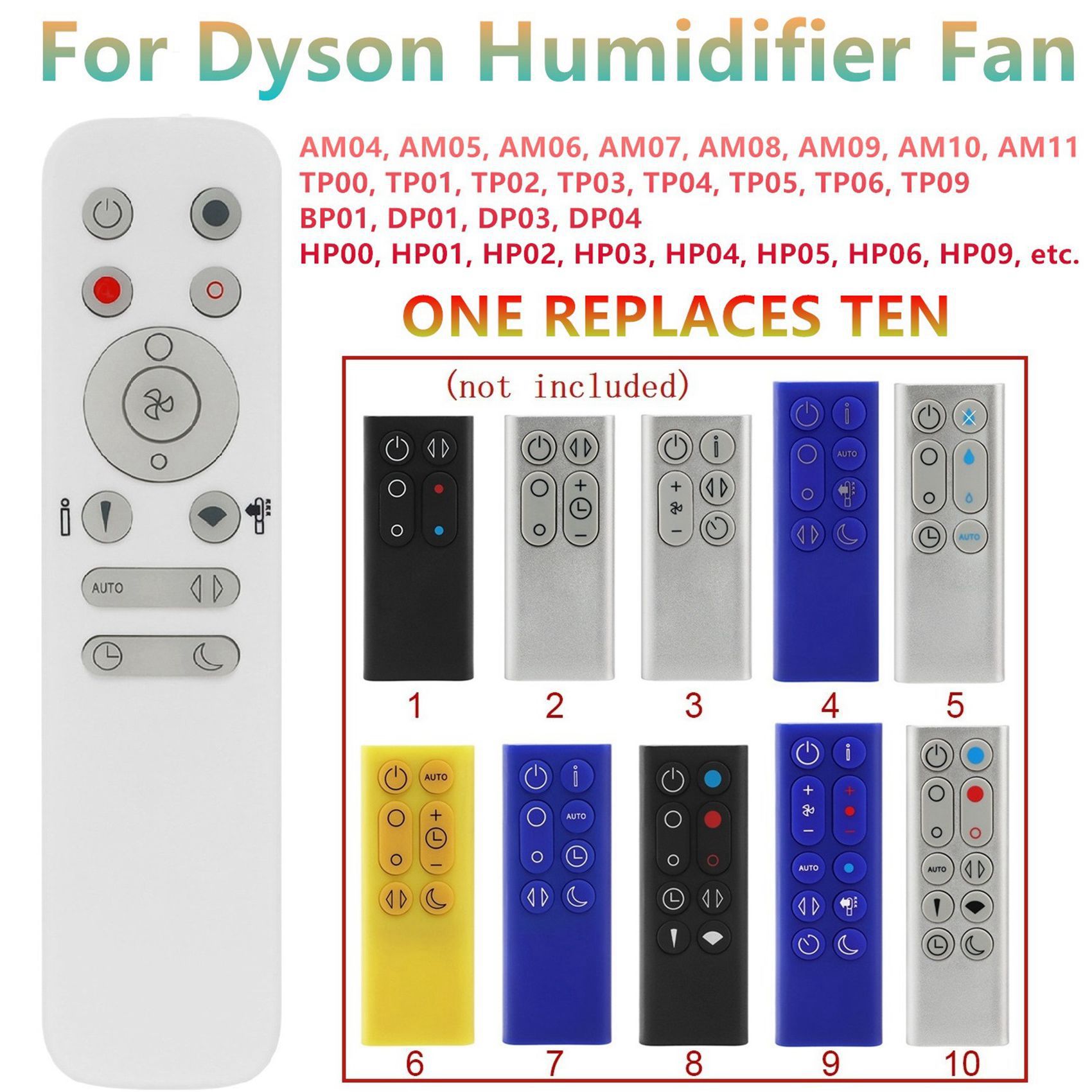 ใหม่ 10 in 1 รีโมทคอนโทรลสําหร - Dyson Fan Am07 บทวิจารณ์และราคา