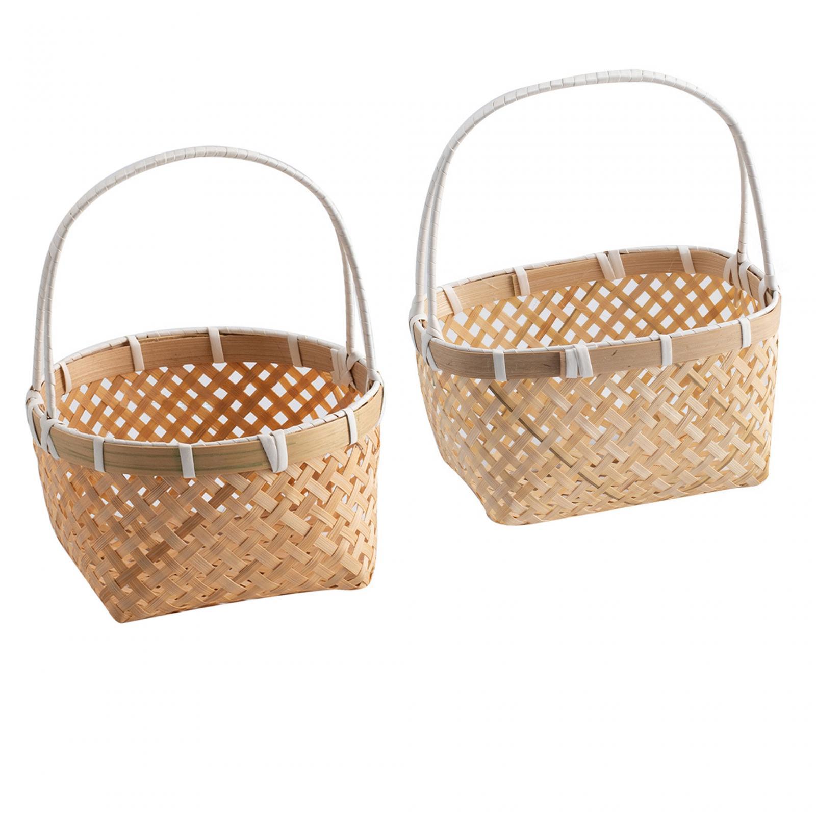 ตะกร้าสานอเนกประสงค์พร้อมหูหิ้ - Rattan Tray Handle บทวิจารณ์และราคา